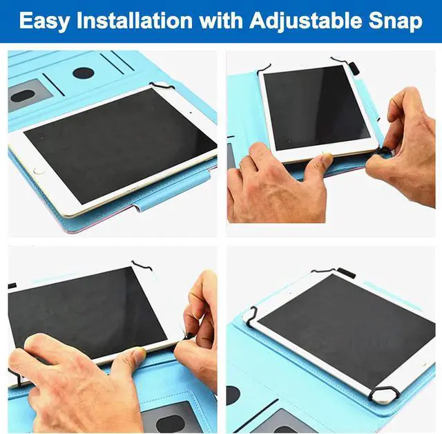 Alt view image 7 of 7 - 10 Inch Tablet Case Universal 10 10.1 Inch Android Tablet Cover Multi-Angle Viewing Stand Case for 9.5-10.5 Inch Tablet Green Marble