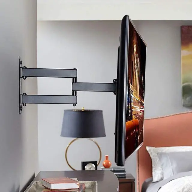 Alt view image 6 of 7 - SleekStud Swivel Full Motion TV Wall Mount Bracket for 26-58 Inch TVs  Extend and Tilt Your TV - Easy Single Stud Install
