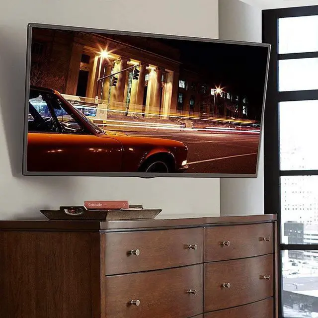 Alt view image 7 of 7 - SleekStud Swivel Full Motion TV Wall Mount Bracket for 26-58 Inch TVs  Extend and Tilt Your TV - Easy Single Stud Install