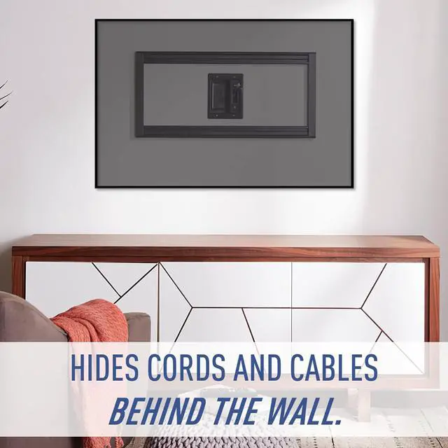 Alt view image 2 of 6 - South City Mall, Black, 5.1, HT2102-BK-V1, Cable Management, Recessed In Wall TV Power Kit, Home Office & Theater, HT2102BKV1