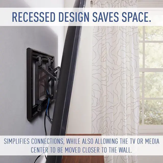 Alt view image 4 of 6 - South City Mall, Black, 5.1, HT2102-BK-V1, Cable Management, Recessed In Wall TV Power Kit, Home Office & Theater, HT2102BKV1