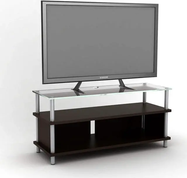 Alt view image 6 of 6 - Atlantic Table Top TV Stand - Universal Adjustable Table Top TV Stand, Adjust Height, Base Mount for Flat Screen TV up to 42 inch and 66 lbs, PN 63607103 in Black