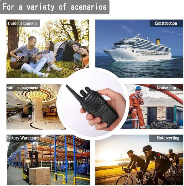 Alt view image 7 of 7 - Adults Two Way Radios Long Range with Headphones,16 Channel Handheld 2 Way Radio Rechargeable with Flashlight Li-ion Battery and Charger10 Pack
