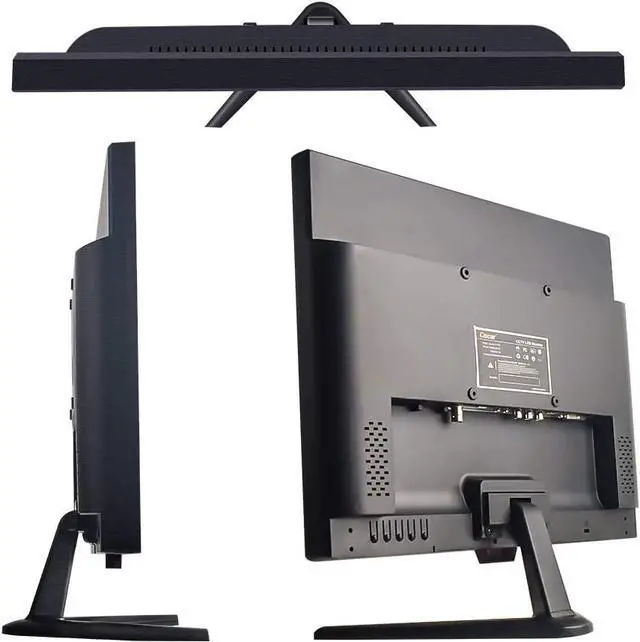 Alt view image 2 of 7 - Gadpiparty Cocar CCTV Security Monitor, 19 inch Security Surveillance Monitor for Home Security Systems Surveillance Camera STB PC, 1280x1024 Vesa 10 * 10 Mounting Built-in Speaker, BNC/VGA/HDMI/Audi