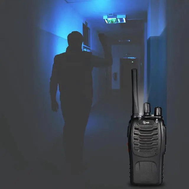 Alt view image 5 of 7 - TD-V2 Walkie Talkies for Adults with Earpiece 2 Way Radios Walkie Talkies Long Range with Flashilght Two Way Radio Rechargeable for Business or Family (20 Pack)