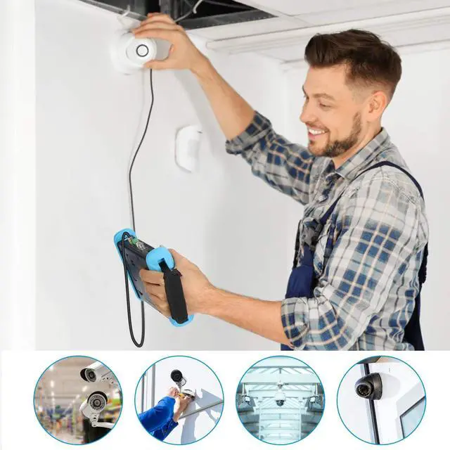 Alt view image 7 of 7 - Koolertron 7" IPS Touch Screen 4K H.265 IP Camera Tester - IPC-9800 Plus,CCTV, CVBS, Analog Tester, Built-in WiFi, POE, HDMI, RJ45 TDR, Dual Window, 8GB TF Card, Firmware