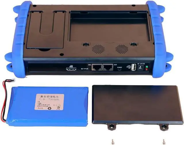 Alt view image 6 of 7 - Portable 7 Inch CCTV Tester-Support up to 6K IP Camera Test- AHD, TVI, CVI & CVBS Analog Camera Test-RJ45 Cable TDR Tester with PoE/IP Discovery/HDMI in & Out/Built in WiFi/PTZ