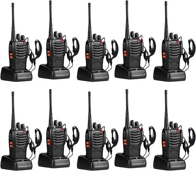 Main image of Adults Two Way Radios Long Range with Headphones,16 Channel Handheld 2 Way Radio Rechargeable with Flashlight Li-ion Battery and Charger10 Pack
