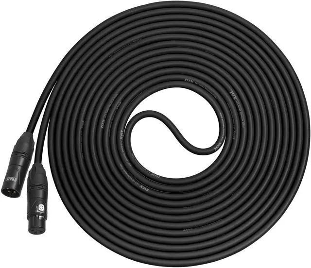 Alt view image 8 of 12 - LyxPro Balanced XLR Cable 15 ft Microphone Cable, Powered Speakers , Yellow