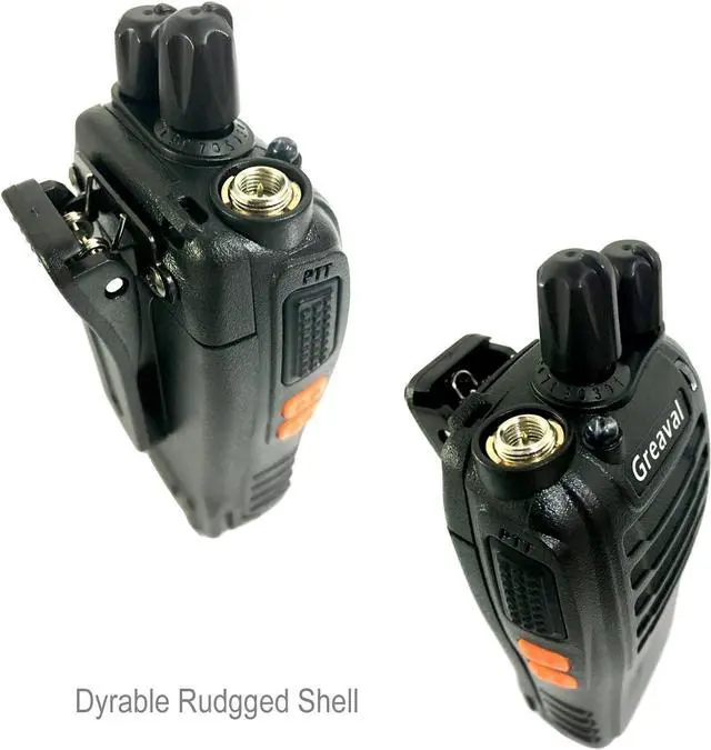 Alt view image 2 of 7 - Long Range Walkie Talkies Rechargeable Two-Way Radios with Earpiece, Walkie Talkies for Adults 16-Channel UHF 400-470MHz (Pack of 6)