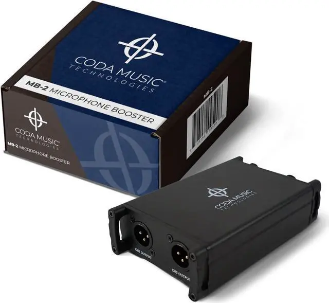 Alt view image 2 of 7 - MB-1 Microphone Preamp Audio Booster, Ultra-Clean Gain, Dynamic Mic Preamplifier for Studio or Home Recording, Livestream, Broadcast or Podcast - Single Channel