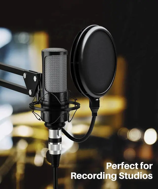 Alt view image 7 of 7 - XLR to XLR Microphone Cable (1 Feet 2 Pack) XLR Male to Female Mic Cable 3-Pin Balanced Shielded XLR Cable for Mic Mixer Recording Studio Podcast - Black 1Ft 2 Pack