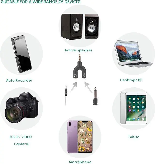 Alt view image 3 of 7 - Wireless Instrument Microphone,UHF Clip Condenser Mic,for Horns,Trumpets,Clarinets, Saxophones, Cello, Computer, Phone, Speakers, Voice Amplifier 131ft Range, 1/8 and 1/4'' Port