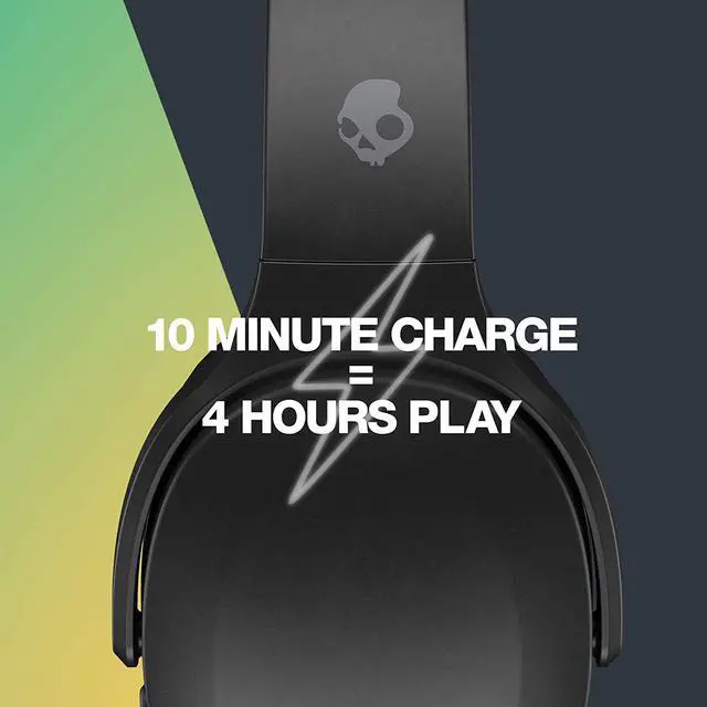 Alt view image 17 of 20 - Skullcandy Crusher Evo Wireless Bluetooth Over-Ear Headphones - Black