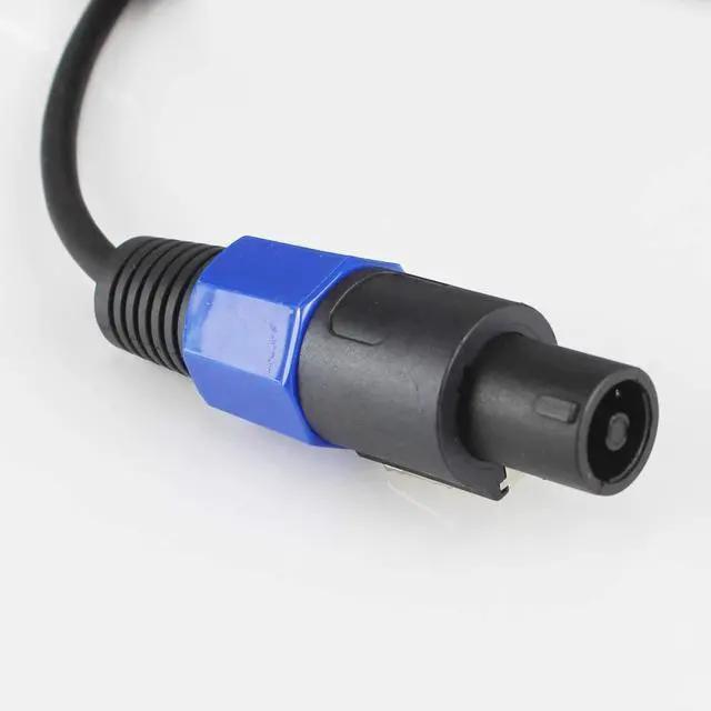 Alt view image 2 of 7 - Pack of 4 10 Feet SpeakOn to XLR Female Cable - 4pcs 10ft. Pro Stage 3 Pole Microphone Mic Wire - Audio Jack Speak-On Type Plug to 3 Pin XLR Cables with Twist Lock (4 Pack)