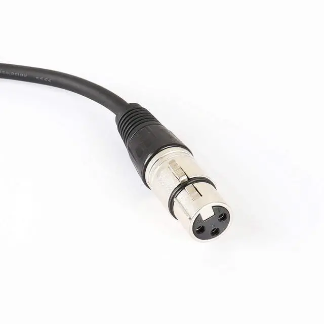 Alt view image 5 of 7 - Pack of 4 10 Feet SpeakOn to XLR Female Cable - 4pcs 10ft. Pro Stage 3 Pole Microphone Mic Wire - Audio Jack Speak-On Type Plug to 3 Pin XLR Cables with Twist Lock (4 Pack)