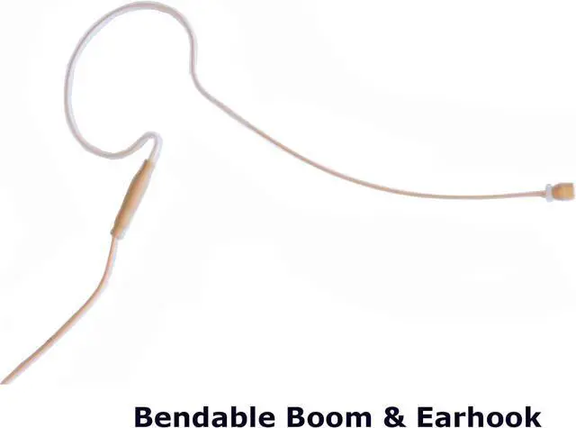 Alt view image 3 of 3 - Av-jefes Avl-630-sh4 Earhook Headset Mic for Shure Wireless Microphone System