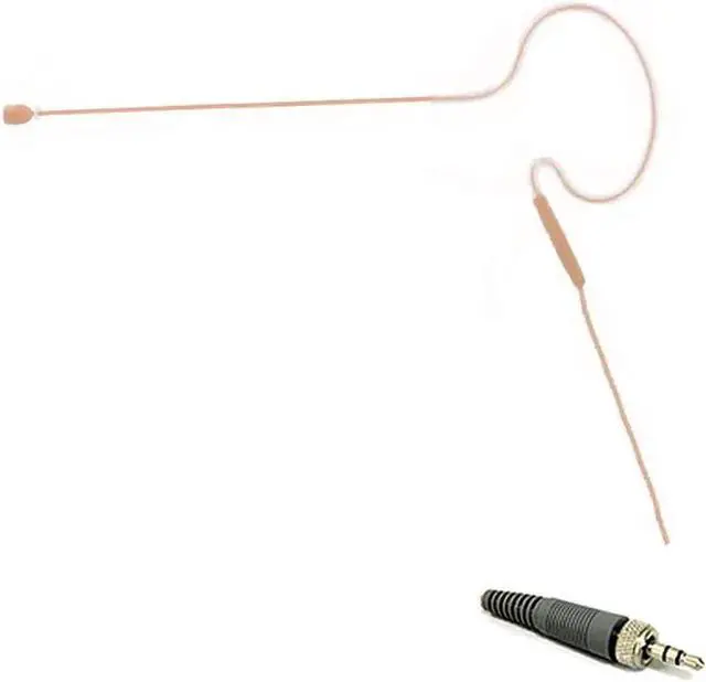 Alt view image 2 of 5 - AVL630T-35LS Mini Headset Microphone, Tan | For Sennheiser