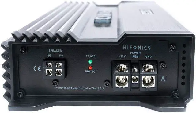 Alt view image 8 of 18 - Hifonics A1000.2D ALPHA Full Range Super D-Class 2 Channel Car Amplifier