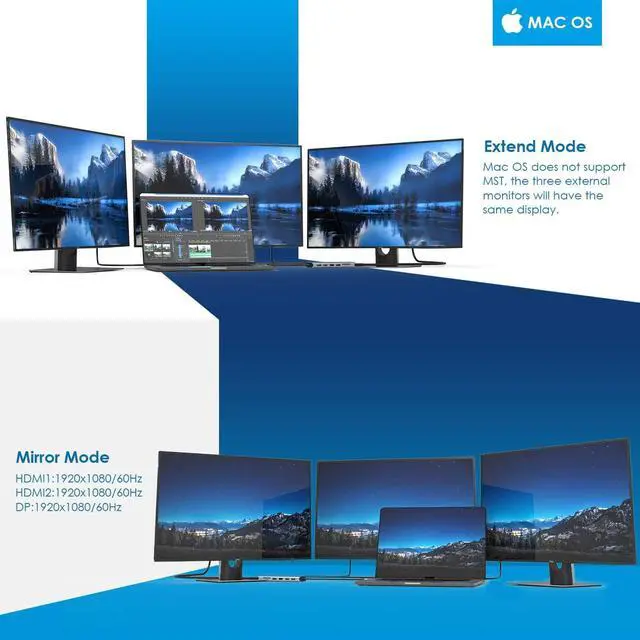 Alt view image 5 of 7 - 12 in 1 Surface Dock Stations , Dock for Surface Pro 3/4/5/6/7/X Surface GO/GO2 Laptop 3 Surface Book2, Mobil Phone, SD, Computer peripherals and More