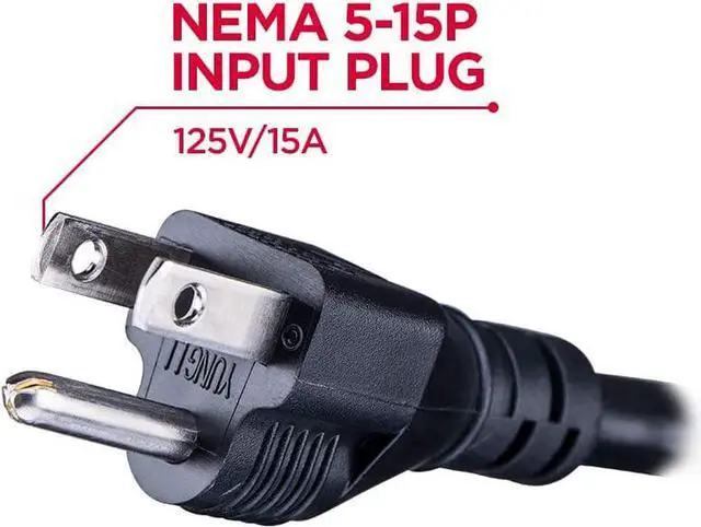 Alt view image 7 of 7 - CyberPower CPS1215RM Basic PDU, 100-125V/15A, 10 Outlets, 15ft Power Cord, 1U Rackmount