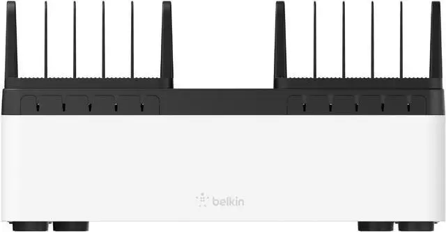 Alt view image 5 of 7 - Belkin Store and Charge W/Fixed Dividers - AC Classroom Charging Station for Laptops & Tablets - Classroom Organization & iPad Charging Station - Up to 10 Devices Including iPads, Tablets & More