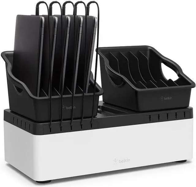 Alt view image 13 of 20 - Belkin Store and Charge Go With Portable Trays - Wired - Tablet, Notebook, Smartphone, iPad - Charging Capability