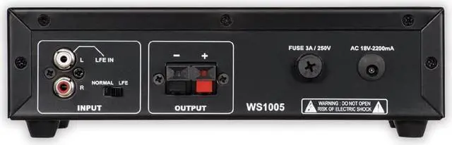 Alt view image 2 of 3 - Audio WS1005 Passive Subwoofer Amp 200 Watt Amplifier for Home Theater