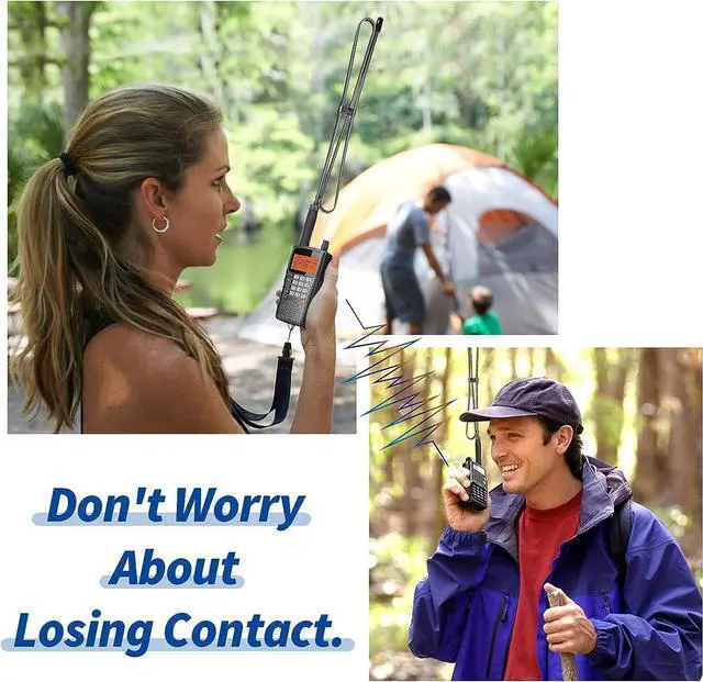 Alt view image 5 of 7 - Bingfu Dual Band VHF UHF 136-520MHz 42.5 inch Foldable CS Tactical SMA Female Ham Radio Antenna for Kenwood Wouxun Baofeng BF-F8HP UV-5R UV-82 BF-888S GT-3 Handheld Ham Two Way Radio Walkie Talkie