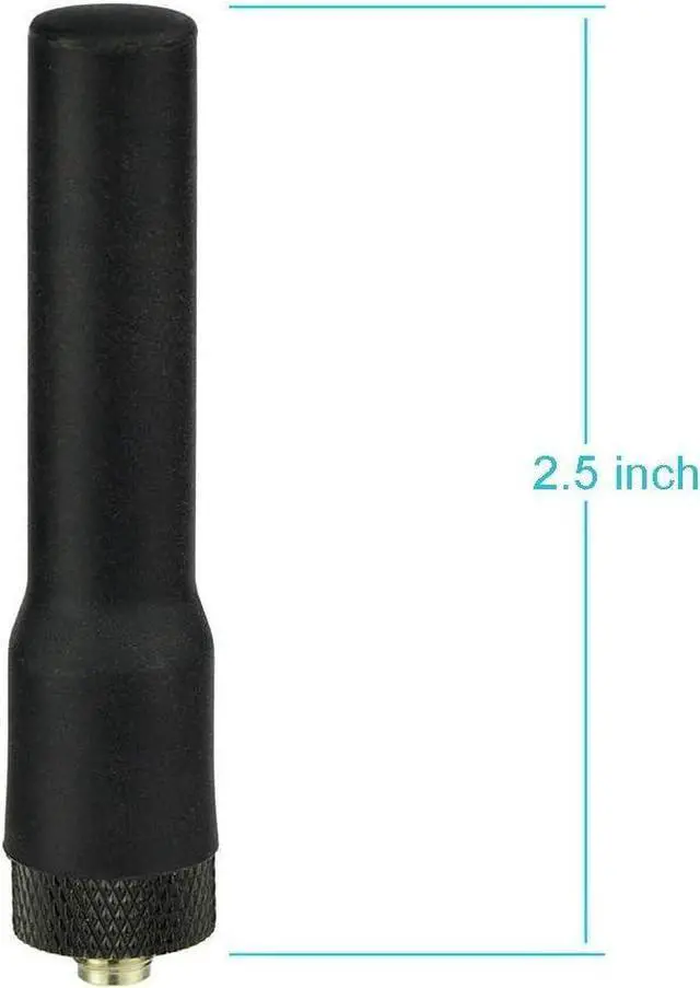Alt view image 6 of 7 - Bingfu Dual Band VHF UHF 136-174MHz 400-470MHz Ham Radio Antenna Two Way Radio Walkie Talkie 2.5 inch Mini Soft Whip SMA Female Antenna 4-Pack for Kenwood Wouxun Baofeng BF-F8HP UV-5R UV-82 BF-888S