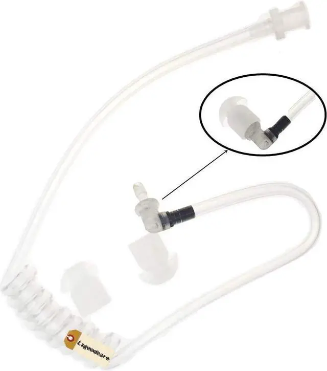 Alt view image 3 of 7 - Lsgoodcare 20Pcs Replacement Covert Acoustic Air Coil Audio Tube Earbuds Compatible for Motorola Kenwood Icom Yaesu Two Way Radio Earpiece