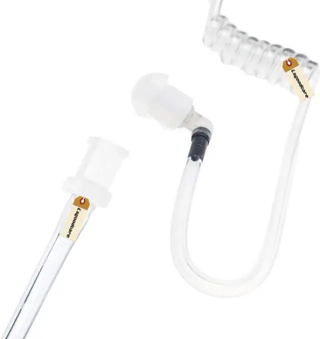 Alt view image 4 of 7 - Lsgoodcare 20Pcs Replacement Covert Acoustic Air Coil Audio Tube Earbuds Compatible for Motorola Kenwood Icom Yaesu Two Way Radio Earpiece