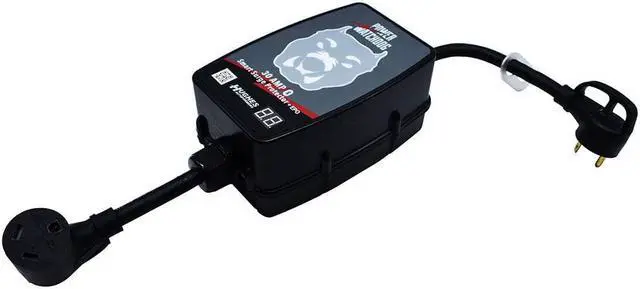 Alt view image 4 of 5 - PWD30EPO, Bluetooth Surge Protector with Auto Shutoff, 30 Amp, Portable