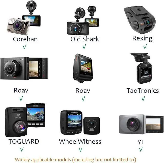 Alt view image 2 of 5 - Dash Cam Suction Cup Mount Compatible with Crosstour, APEMAN, YI 2.7",  Z3 3" and Most Other Dash Cam with 16 Different Points, 3 x Glue Double Sided Adhesive Tapes, 3 Wipes(Dry and Wet)