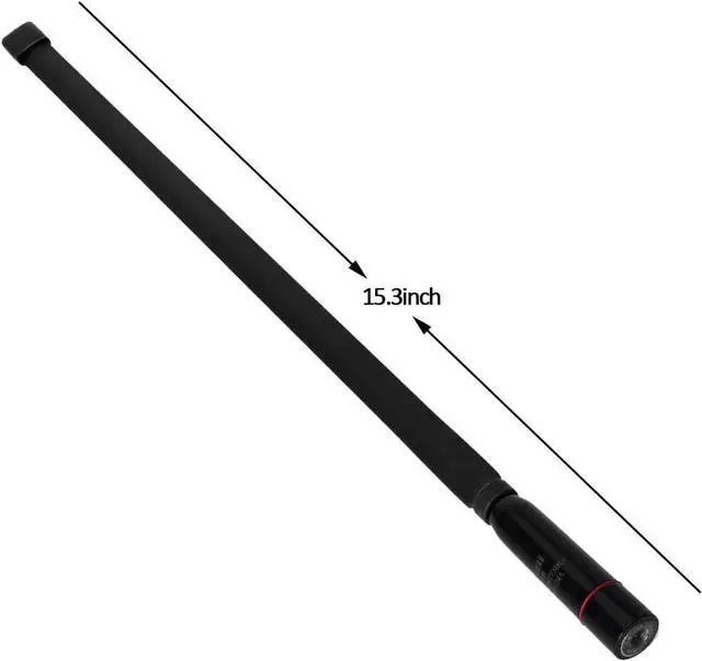 Alt view image 2 of 7 - HYS Dual Band VHF UHF 15.3inch Foldable CS Tactical SMA Male Walkie Talkie Antenna for TYT MD-UV380 MD-UV390 MD-380 YAESU VX-6R WOUXUN Kenwood Retevis RT82 RT3