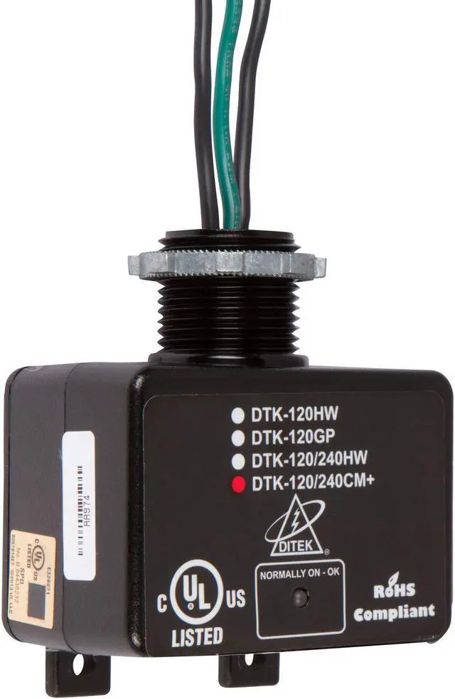 Alt view image 2 of 4 - Morris Products 89114 Whole House Lightning Arrester Surge Suppressor  Indicator Light  Protects Pumps, Motors, HVAC Condensers, Utility Power  Automatic Reset  1 Count