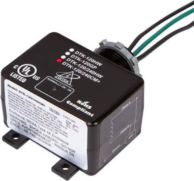 Alt view image 4 of 4 - Morris Products 89114 Whole House Lightning Arrester Surge Suppressor  Indicator Light  Protects Pumps, Motors, HVAC Condensers, Utility Power  Automatic Reset  1 Count