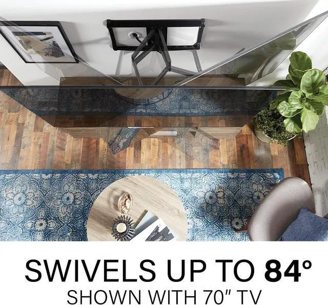 Alt view image 2 of 7 - SANUS Full Motion TV Wall Mount for TVs up to 90" - Premium Design Extends 24" with Fingertip Swivel and Tilt - Easy 20 Minute Install - OLF24