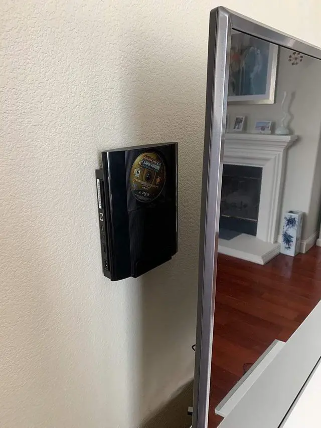 Alt view image 2 of 4 - Mount Plus MP-06-02 2 Pack Cable Box Mount and Modem Mount for Wide Range of Media Players, Cable Boxes, Modems, DVD Players, Game Console Such As PS3, PS4, Xbox One S (2 Pack Wide)