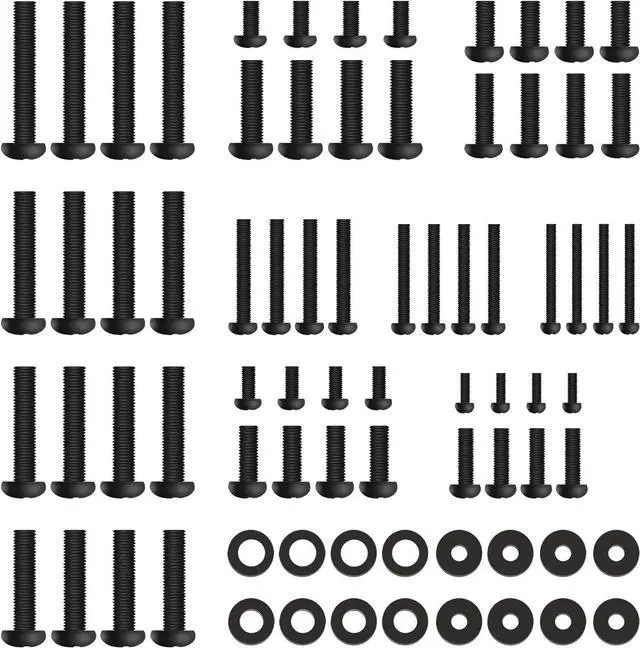 Main image of PERLESMITH Universal TV Mounting Hardware Kit Fits All TVs Includes M4, M5, M6 and M8 TV Screws, Washers and Spacers for TV and Monitor Mounting up to 80 inches