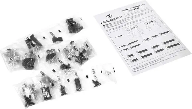 Alt view image 5 of 5 - PERLESMITH Universal TV Mounting Hardware Kit Fits All TVs Includes M4, M5, M6 and M8 TV Screws, Washers and Spacers for TV and Monitor Mounting up to 80 inches