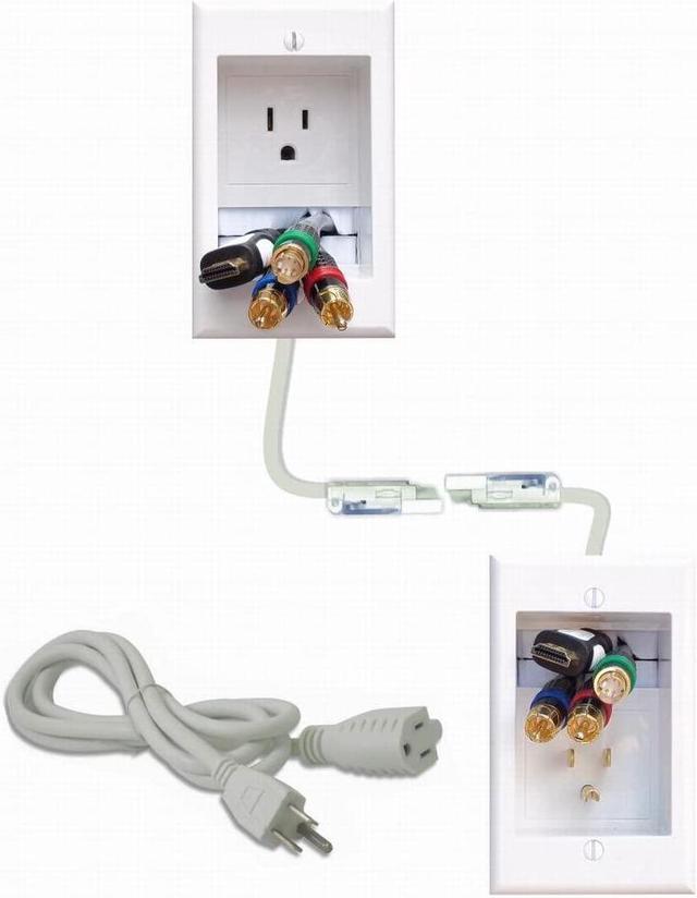 PowerBridge ONE-CK Recessed In-Wall Cable Management System with