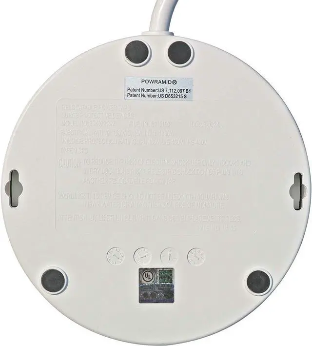 Alt view image 7 of 11 - Accell Surge Protector D080B-032K Powramid C Surge Protector USB-C and A Charging Station White