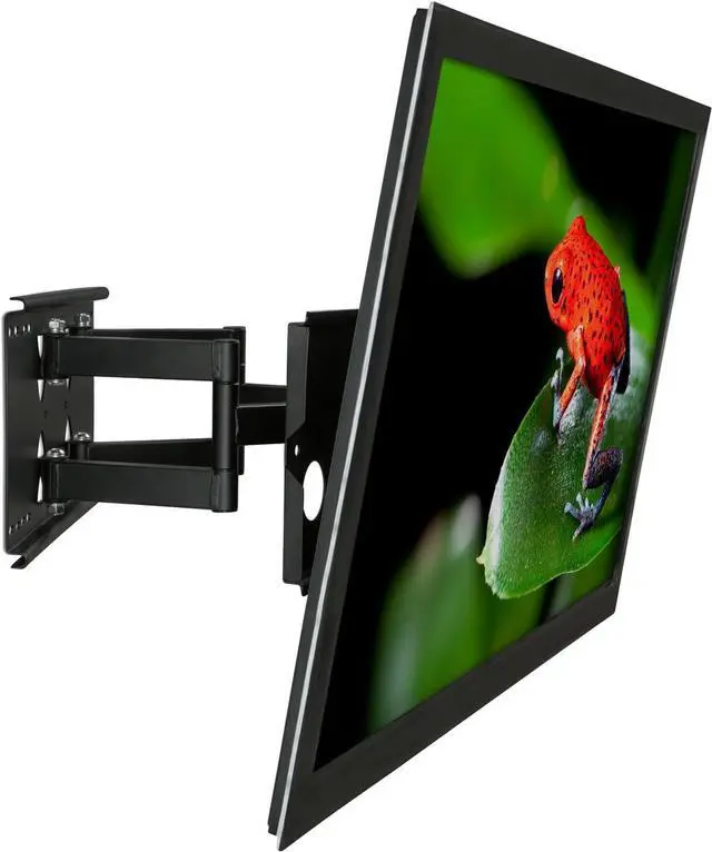 Alt view image 2 of 7 - Mount-It! Heavy-Duty TV Wall Mount Bracket with Full Motion Articulating Dual Arms Swivel Corner Bracket for 42 to 70 inch Screen LCD OLED Plasma 4K Flat Panels, 220 Lbs Capacity