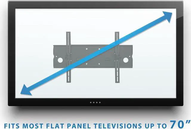 Alt view image 4 of 7 - Mount-It! Heavy-Duty TV Wall Mount Bracket with Full Motion Articulating Dual Arms Swivel Corner Bracket for 42 to 70 inch Screen LCD OLED Plasma 4K Flat Panels, 220 Lbs Capacity