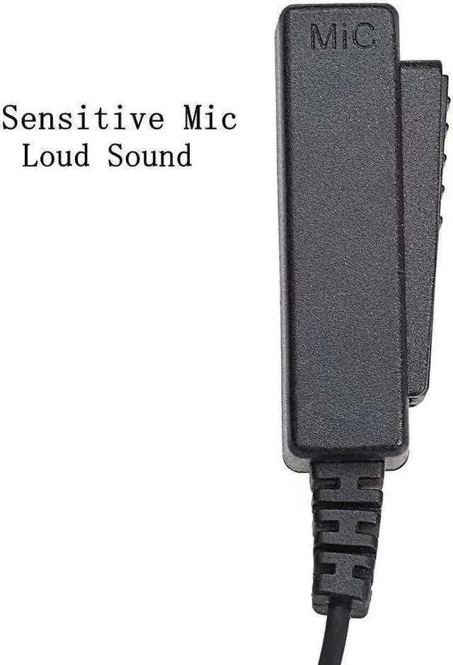 Alt view image 5 of 7 - KCTIN Earpiece for Midland Walkie Talkies with Mic Security Headsets for GXT1000VP4 LXT500VP3 GXT1050VP4 GXT1000XB (2Packs)