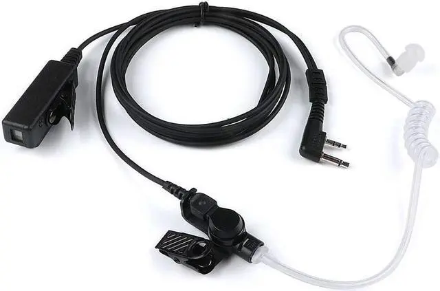 Alt view image 6 of 7 - KCTIN Earpiece for Midland Walkie Talkies with Mic Security Headsets for GXT1000VP4 LXT500VP3 GXT1050VP4 GXT1000XB (2Packs)