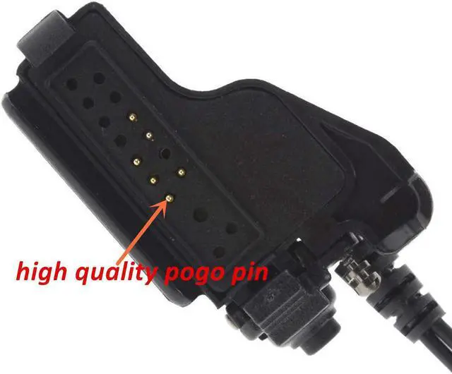 Alt view image 7 of 7 - 2 Wire Acoustic Tube Earpiece Mic Headset Mic Compatible with Motorola XTS 1500 XTS 2500 XTS 3000 XTS 3500 XTS 5000 XTS 5000R HT 1000 JT 1000 MTX 9000 MTS 2000 GP 9000 Two-Way Radio