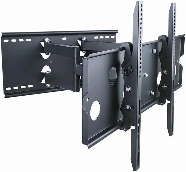 Alt view image 10 of 20 - Monoprice Titan Series Full Motion Wall Mount For Large 32" - 60" Inch TVs Displays, Max 175 LBS. 50x50 to 750x450, Black, Rohs Compliant