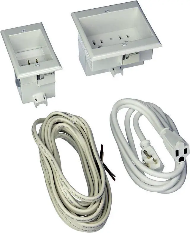 Alt view image 3 of 7 - Solutions In-Wall Cable Management PowerBridge TWO-PRO-SP6 Pro-Series Recessed In-Wall Cable Management System for Wall-Mounted Flat Screen LED, LCD, and Plasma TVs with Surge Protector